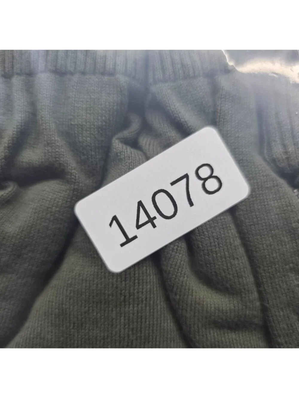 Mens Gap Olive Green Full Zip Cotton Cardigan Sweater Ribbed Collar & Pockets XL